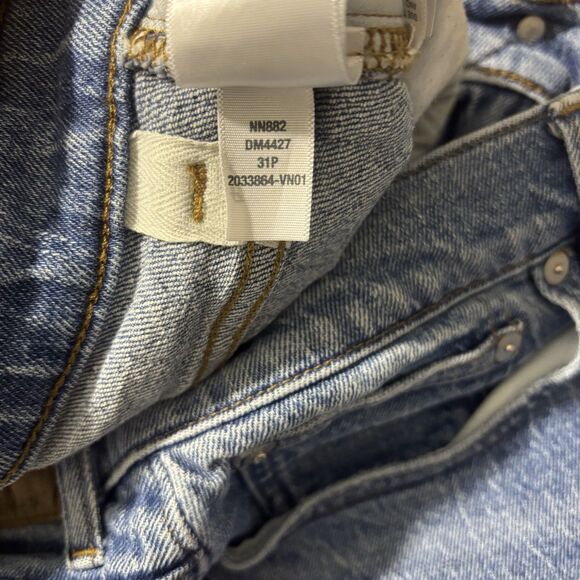 Madewell 90s Straight Jean Women’s 31 Petite Blue Enmore Wash High Waist - Picture 6 of 7